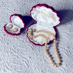 Majorca earrings and necklace